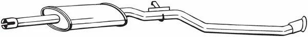 Vidurinis duslintuvas BOSAL 284-879