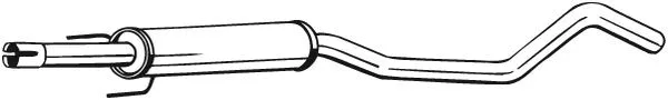 Vidurinis duslintuvas BOSAL 285-957