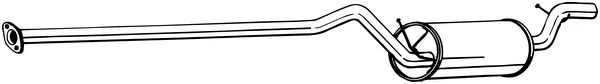Vidurinis duslintuvas BOSAL 286-605