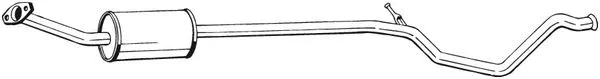 Vidurinis duslintuvas BOSAL 288-103