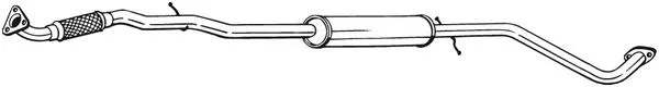 Vidurinis duslintuvas BOSAL 292-005
