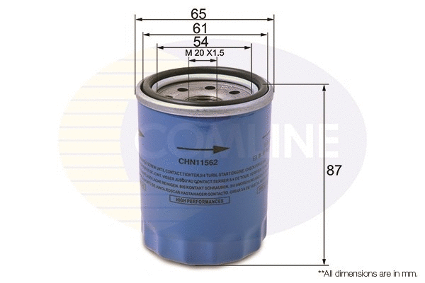 Alyvos filtras COMLINE CHN11562