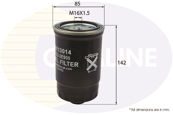 Kuro filtras COMLINE CHY13014