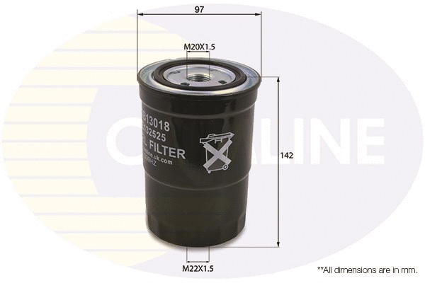 Kuro filtras COMLINE CMB13018