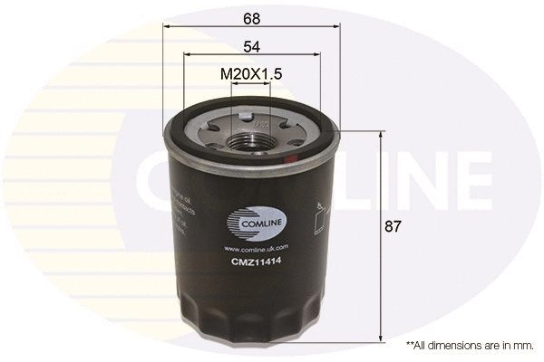 Alyvos filtras COMLINE CMZ11414
