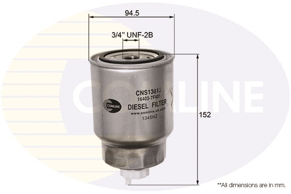 Kuro filtras COMLINE CNS13013