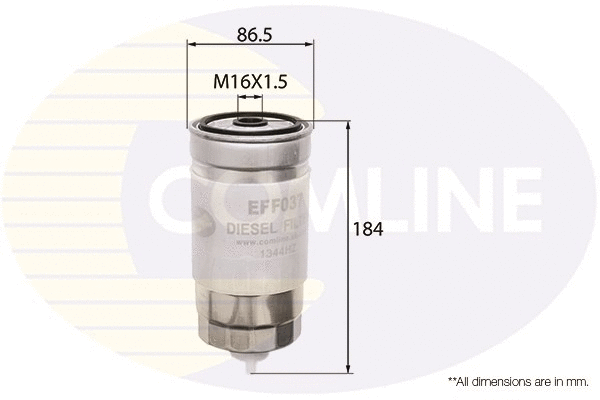 Kuro filtras COMLINE EFF037