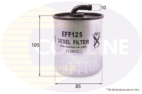 Kuro filtras COMLINE EFF125