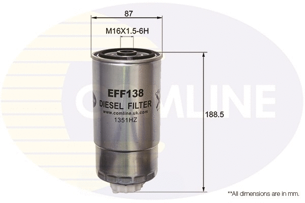 Kuro filtras COMLINE EFF138