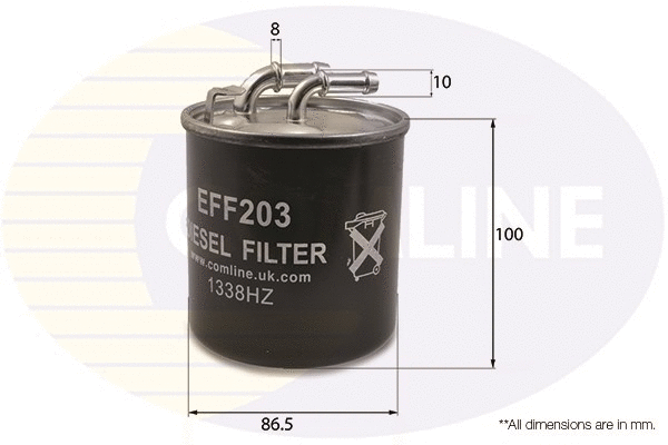 Kuro filtras COMLINE EFF203