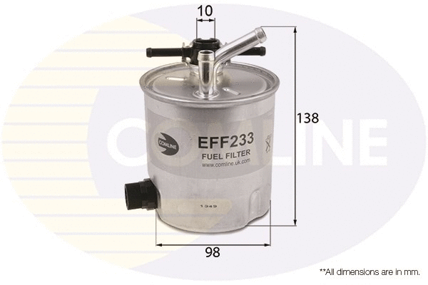 Kuro filtras COMLINE EFF233