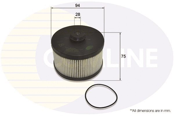 Kuro filtras COMLINE EFF316D