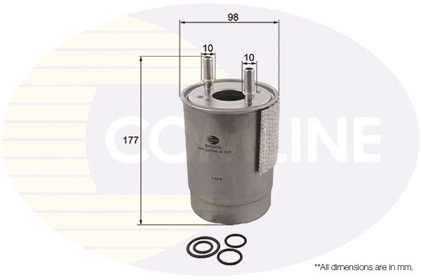Kuro filtras COMLINE EFF317D