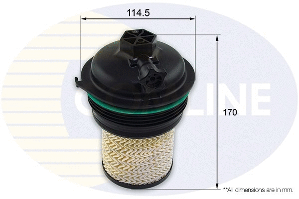 Kuro filtras COMLINE EFF344D