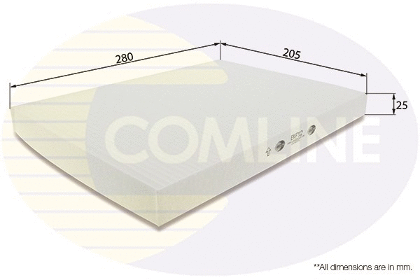 Salono filtras COMLINE EKF112