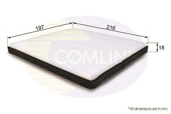 Salono filtras COMLINE EKF126
