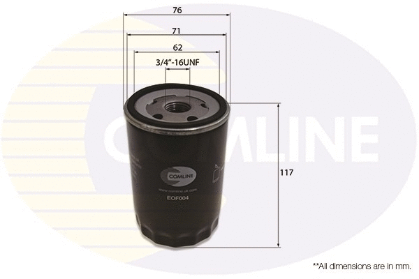 Alyvos filtras COMLINE EOF004