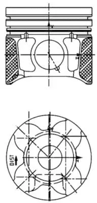 Stūmoklis KOLBENSCHMIDT 40179600