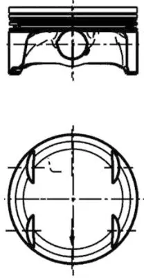 Stūmoklis KOLBENSCHMIDT 40348600