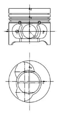 Stūmoklis KOLBENSCHMIDT 40465600