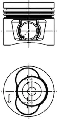 Stūmoklis KOLBENSCHMIDT 40715610
