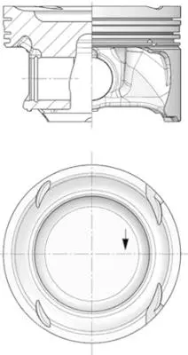 Stūmoklis KOLBENSCHMIDT 40862600