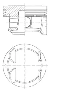 Stūmoklis KOLBENSCHMIDT 41006600