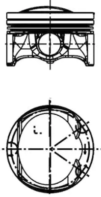 Stūmoklis KOLBENSCHMIDT 41197620