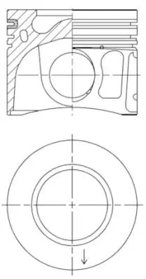 Stūmoklis KOLBENSCHMIDT 41252600
