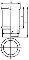 Cilindro įvorė KOLBENSCHMIDT 89584110
