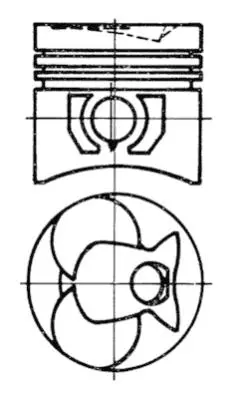 Stūmoklis KOLBENSCHMIDT 93444620
