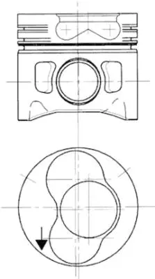 Stūmoklis KOLBENSCHMIDT 94427700