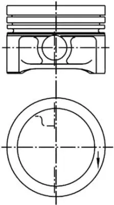Stūmoklis KOLBENSCHMIDT 99455600