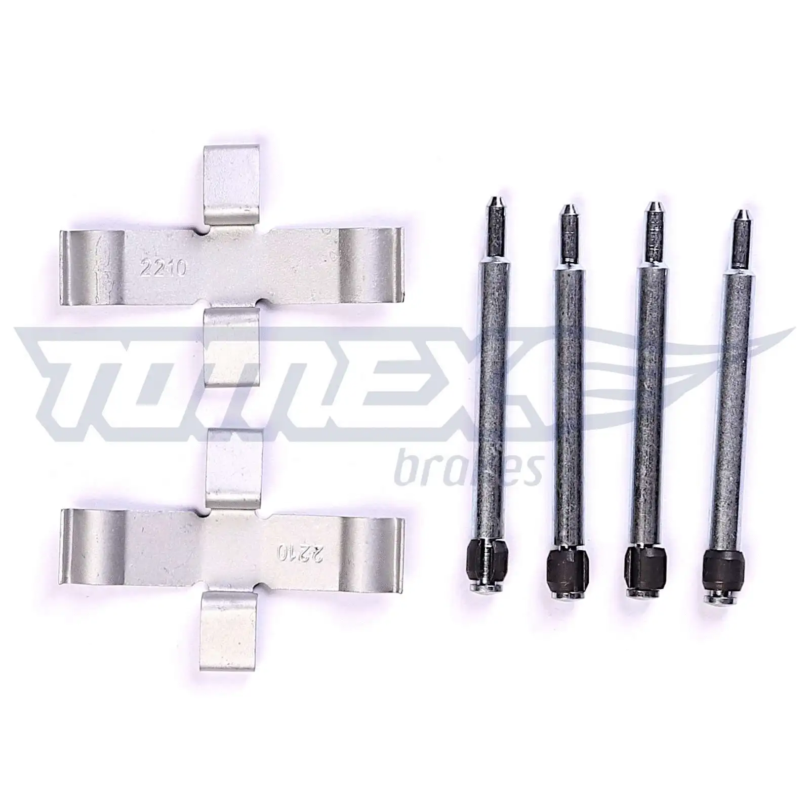 Diskinių stabdžių trinkelių priedų komplektas TOMEX Brakes TX 43-25
