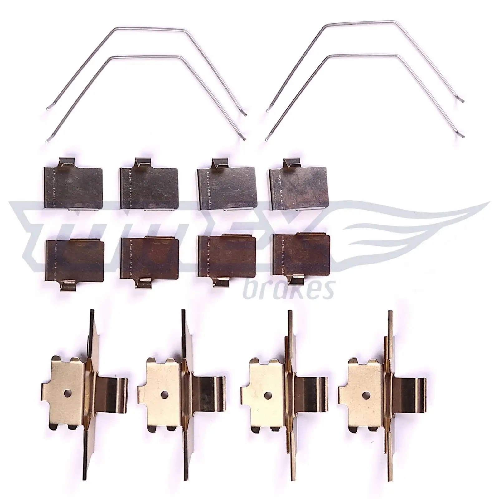 Diskinių stabdžių trinkelių priedų komplektas TOMEX Brakes TX 43-26