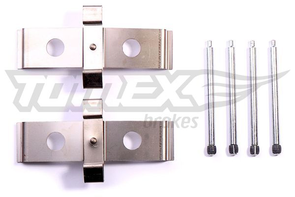 Diskinių stabdžių trinkelių priedų komplektas TOMEX Brakes TX 43-77