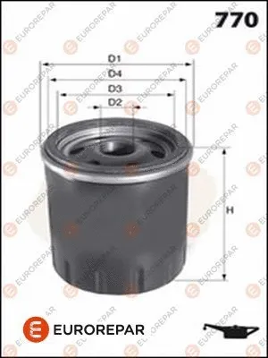 Alyvos filtras EUROREPAR E149134