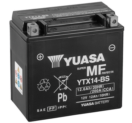 Starterio akumuliatorius YUASA YTX14-BS