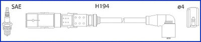 Uždegimo laidų komplektas HITACHI 134791