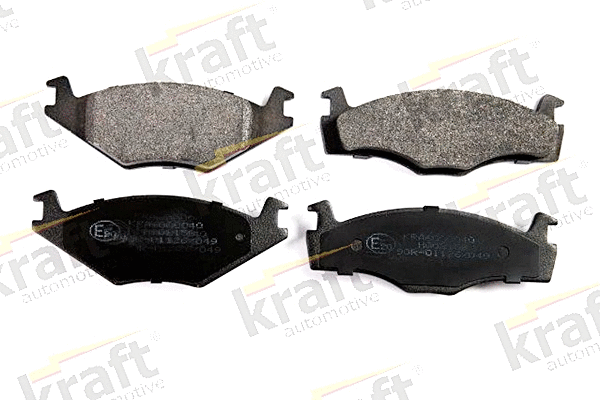 Diskinių stabdžių trinkelių rinkinys KRAFT AUTOMOTIVE 6000040