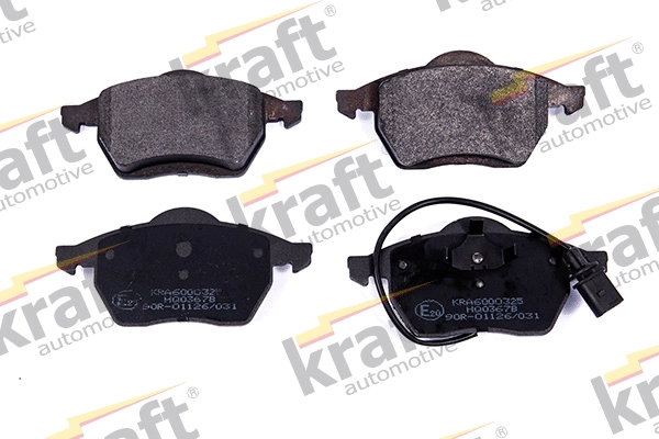 Diskinių stabdžių trinkelių rinkinys KRAFT AUTOMOTIVE 6000325