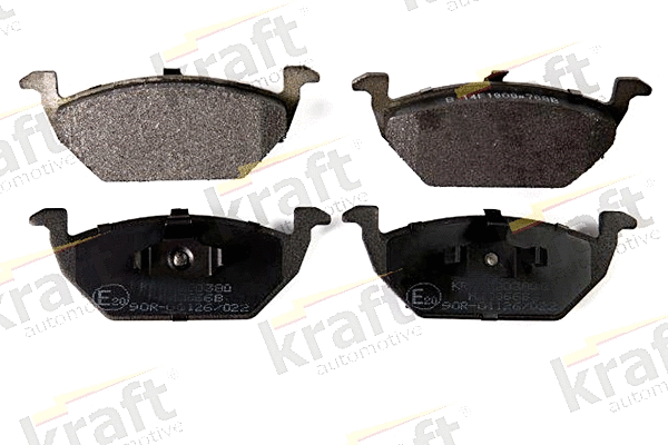 Diskinių stabdžių trinkelių rinkinys KRAFT AUTOMOTIVE 6000380
