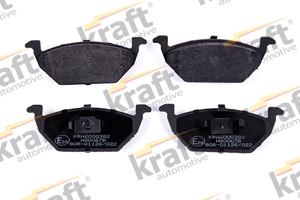 Diskinių stabdžių trinkelių rinkinys KRAFT AUTOMOTIVE 6000382