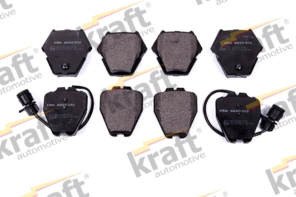 Diskinių stabdžių trinkelių rinkinys KRAFT AUTOMOTIVE 6000392