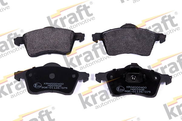Diskinių stabdžių trinkelių rinkinys KRAFT AUTOMOTIVE 6000400
