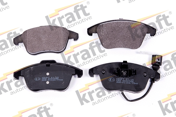Diskinių stabdžių trinkelių rinkinys KRAFT AUTOMOTIVE 6000588