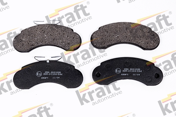 Diskinių stabdžių trinkelių rinkinys KRAFT AUTOMOTIVE 6001080