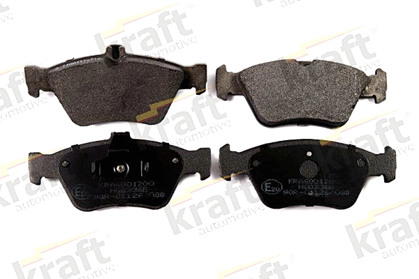 Diskinių stabdžių trinkelių rinkinys KRAFT AUTOMOTIVE 6001200