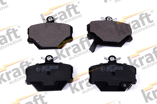 Diskinių stabdžių trinkelių rinkinys KRAFT AUTOMOTIVE 6001240
