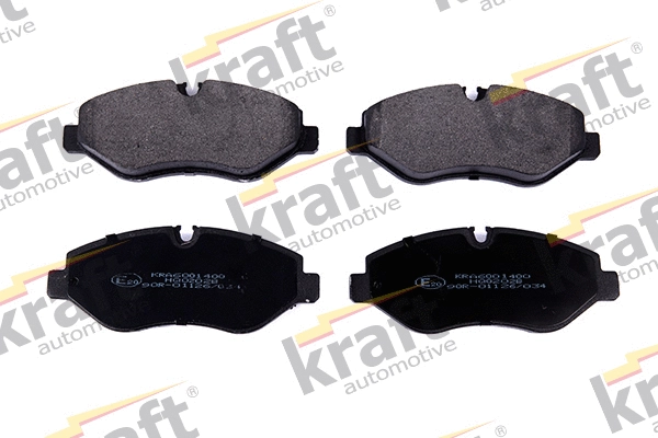 Diskinių stabdžių trinkelių rinkinys KRAFT AUTOMOTIVE 6001400